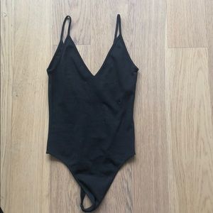 Black tank bodysuit